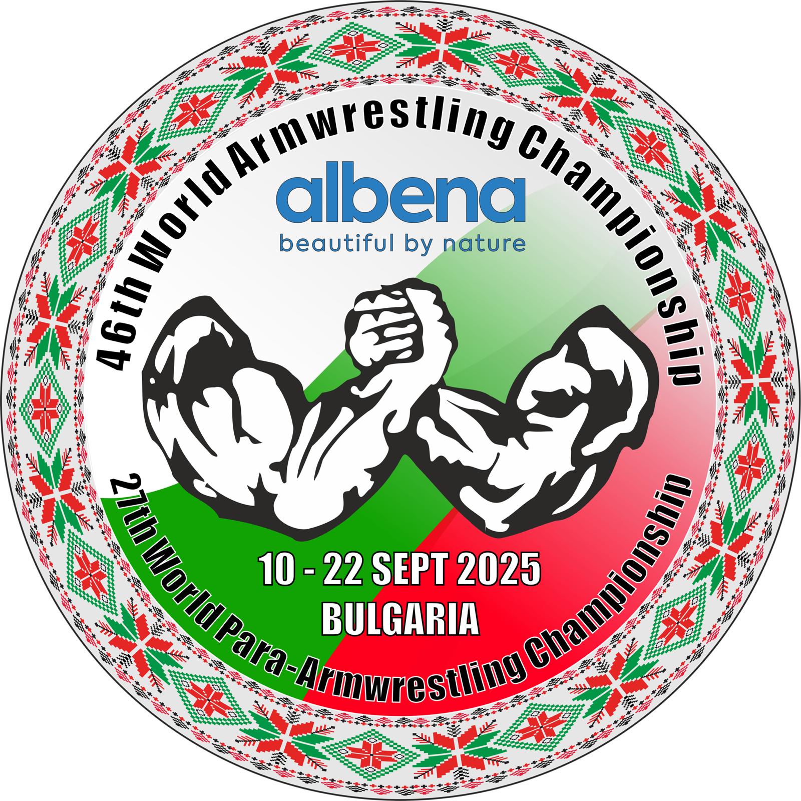 세계 팔씨름 선수권 대회 포스터